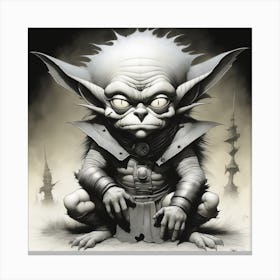 Yoda Troll Canvas Print