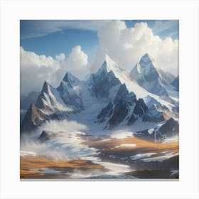 Mountain Landscape 1 Canvas Print