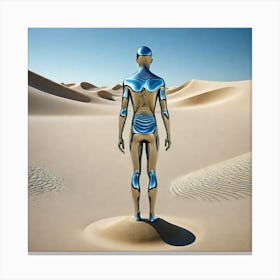 Man In The Desert 24 Canvas Print