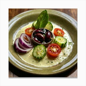 Greek Salad 1 Canvas Print