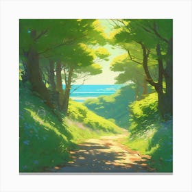 Path To The Sea Canvas Print