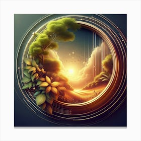 Landscape Painting 2 Canvas Print