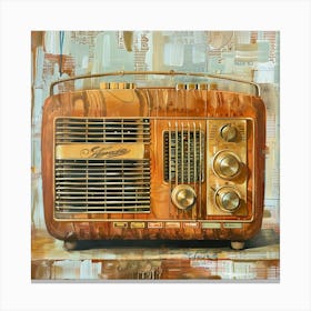 Radio Canvas Print