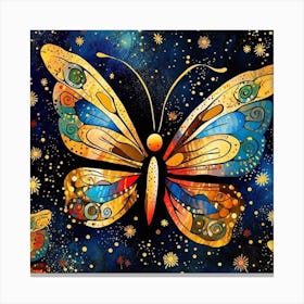 Butterfly In The Sky Canvas Print