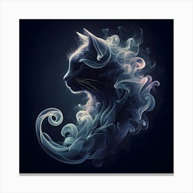 Smokey Cat 1 Canvas Print