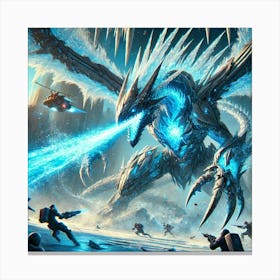 Cryo Scales Canvas Print