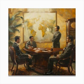 A Task Delegation Oil Painting Illustration 1718669622 1 Canvas Print