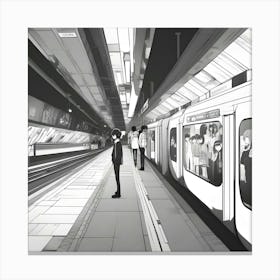 Train Station 1 Canvas Print