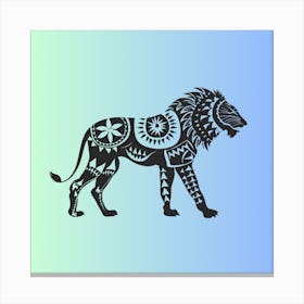 Lion Art 4 Canvas Print