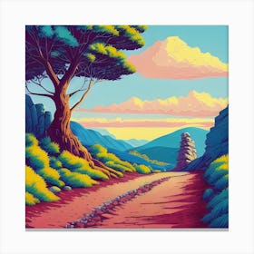 Safari Highway Canvas Print