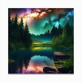 Galaxy In The Sky 3 Canvas Print