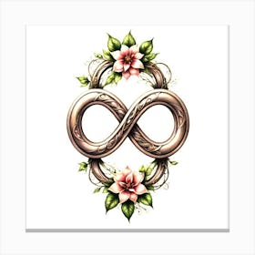 Infinity Symbol Canvas Print