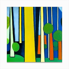 'The Trees' Abstract Canvas Print