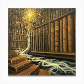 Harry Potter'S Library Canvas Print