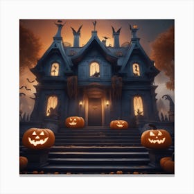 Haunted House 17 Canvas Print