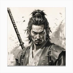 Samurai Warrior Canvas Print