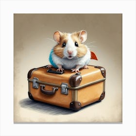 Super Hamster 9 Canvas Print