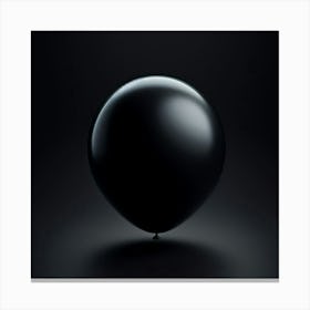Black Balloon 1 Canvas Print