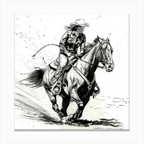 Horse Rider Canvas Print