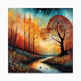 Heart Of Autumn 1 Canvas Print