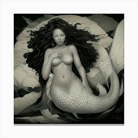 Mermaid Canvas Print