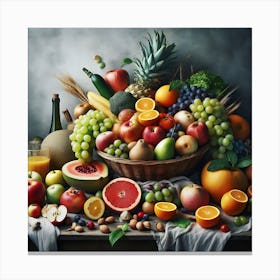 Fruit Basket Canvas Print