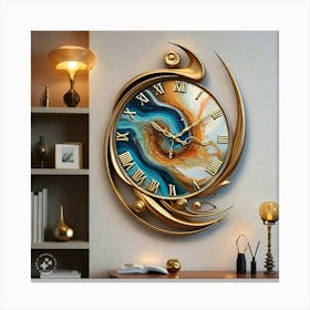 Wall Clock 2 Canvas Print