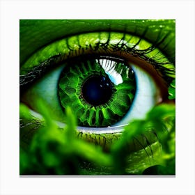 Green Eye 4 Canvas Print
