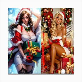 Christmas Sex Canvas Print