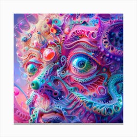 Psychedelic Art, Psychedelic Art, Psychedelic Art, Psychedelic Art 1 Canvas Print