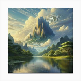 Mystical Mountains Canvas Print