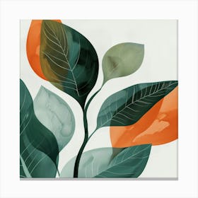 Abstract Leaves 45 Canvas Print