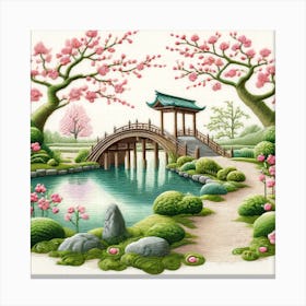 Japanese Garden 1 Canvas Print