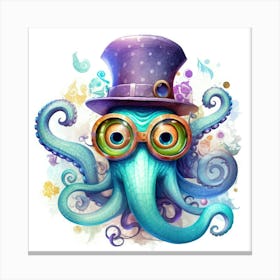 Octopus 10 Canvas Print