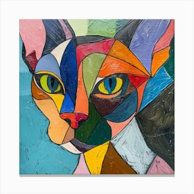 Kisha2849 Picasso Style Hairless Cat No Negative Space Full Pag 8005eccf 628c 473d 85f3 06183111f5af Canvas Print