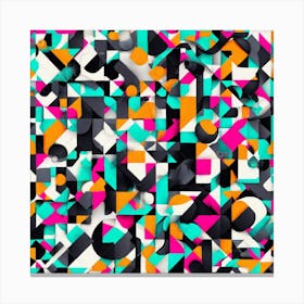 Abstract Geometric Pattern 8 Canvas Print