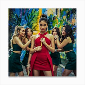 Asian Girls Canvas Print