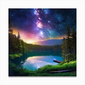 Starry Night Sky 19 Canvas Print