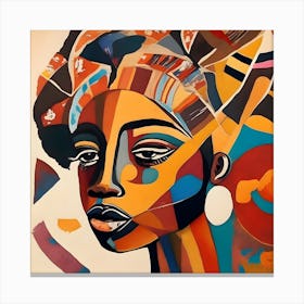 African Woman Canvas Print