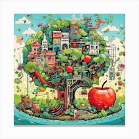 Apple Tree 1 Canvas Print