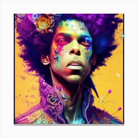 Prince the singer Canvas Print