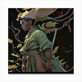 Samurai Canvas Print