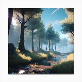 Forest In The Sky Canvas Print