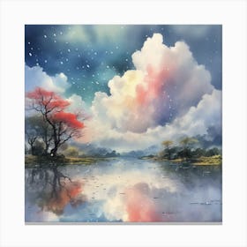 Sky At Night Canvas Print