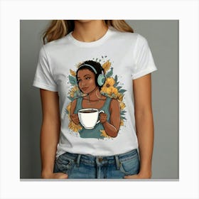 Coffee Girl Canvas Print