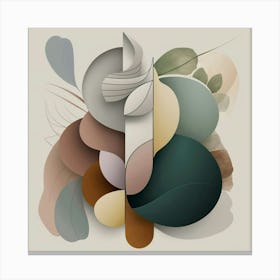 Abstract Painting Soft Pastel Canvas Print