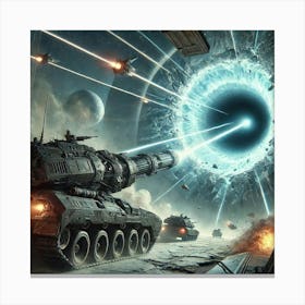 Event Horizon Tank Graviton Cannon 1 Canvas Print