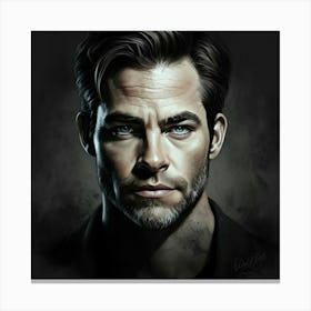 Chris Pine Canvas Print