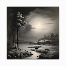 Silence of feelings Canvas Print