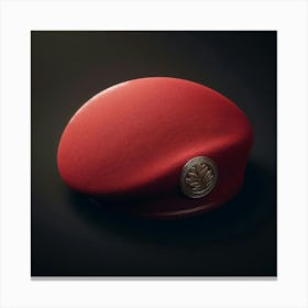 Red Beret 1 Canvas Print